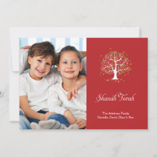 Tree of Hope Rosh Hashanah Foto Card Feiertagskarte