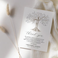 Tree of Life Beileid Vielen Dank Karten