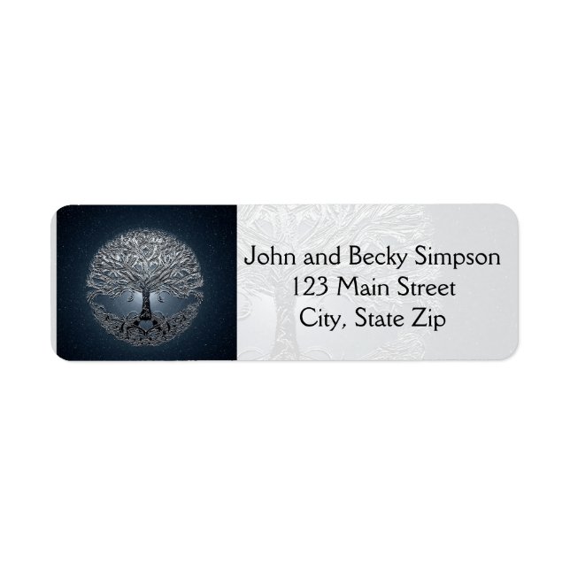 Tree of Life Blue Sky Friedlich Night (Vorne)