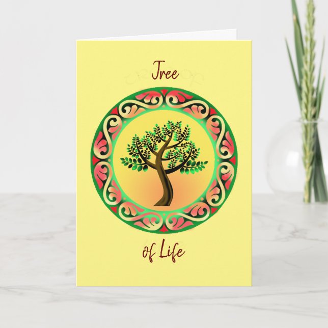 Tree of Life Card Karte (Vorderseite)
