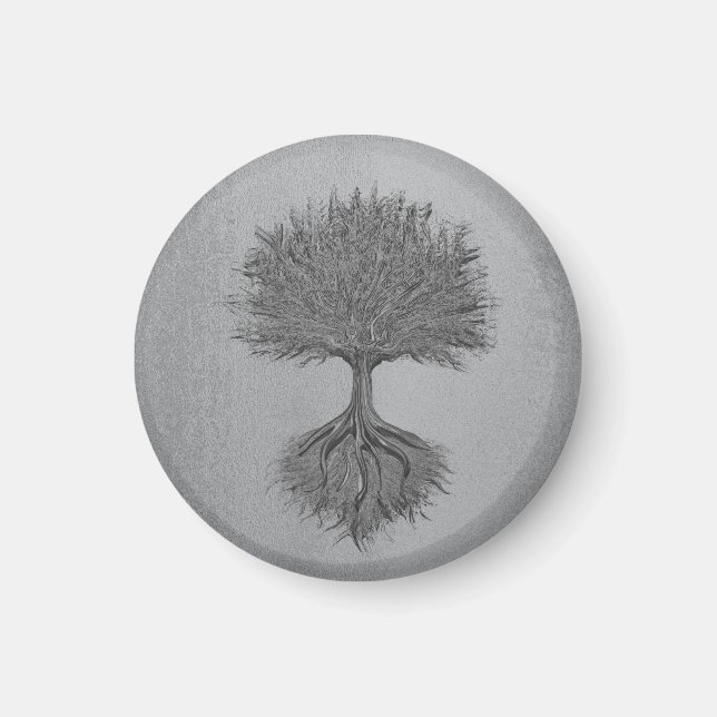 Tree of Life Chrome 2 Magnet (Vorne)