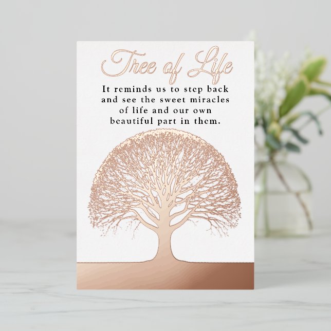 Tree of Life Coach Therapist Yoga Healer Folieneinladung (Stehend vorne)