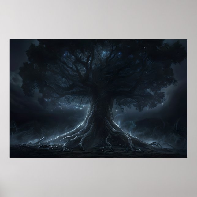 Tree of Life - Dusk Edition Fantasy Poster (Vorne)