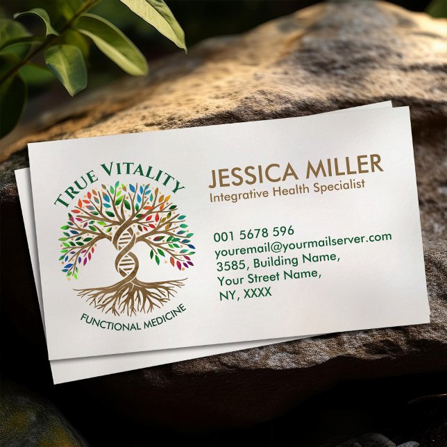 Tree of Life - Functional Medicine Business Card Visitenkarte (Von Creator hochgeladen)