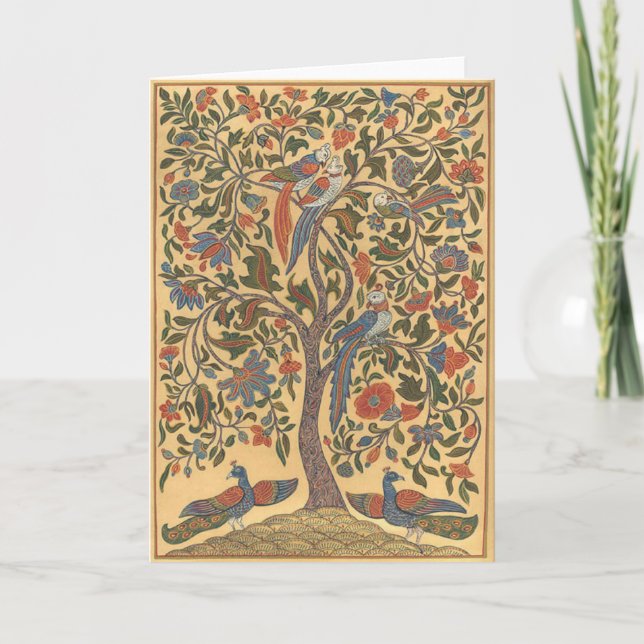 Tree of Life Grußkarte Karte (Vorderseite)