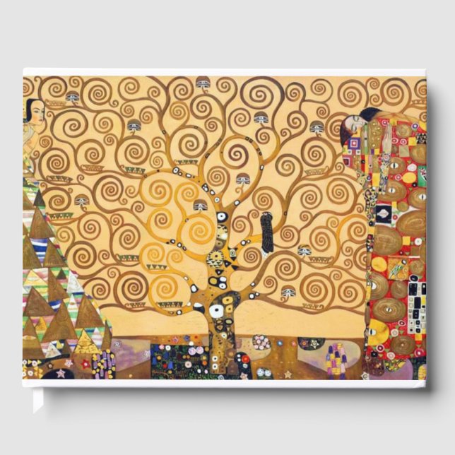 Tree Of Life Gustav Klimt Gästebuch (Vorderseite)