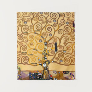 Tree Of Life Gustav Klimt Wandteppich