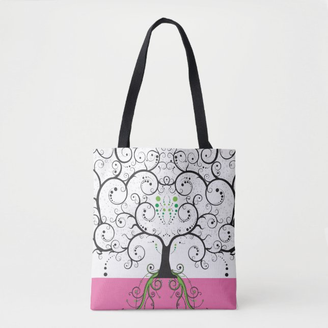Tree of Life Illustration Tote Taschenprint (Vorderseite)