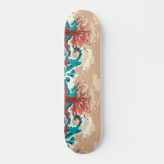 Tree of life in the ocean skateboard (Vorne)