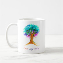 Tree of Life Liebe Unity Kaffee Tasse