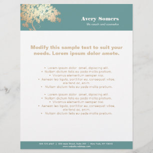 Tree of Life Logo Health and Wellness Flyer