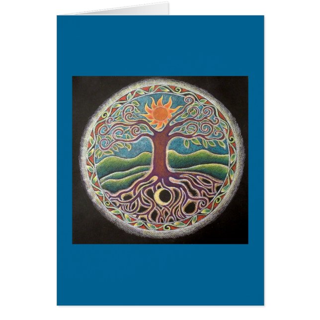 Tree of Life Mandala Card (Vorne)