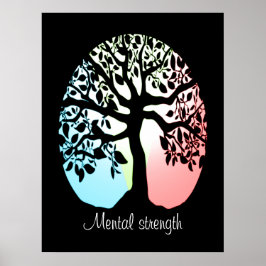 Tree of Life Mental Strength Poster