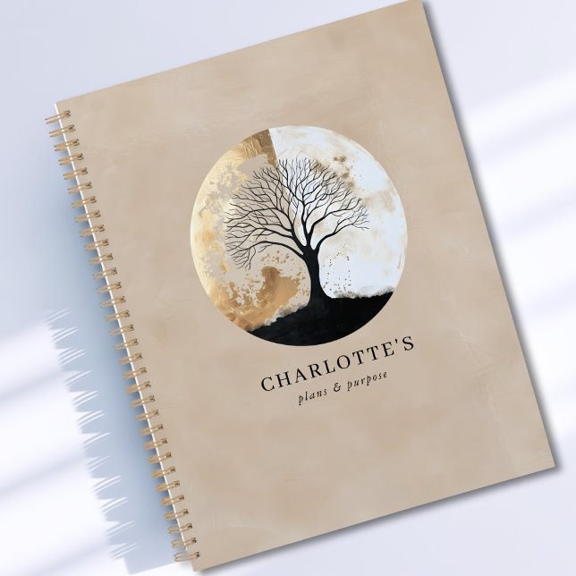 Tree of Life Planer – Gold- und Neutrontöne (Custom Tree of Life Planner – Gold & Neutral Tones)