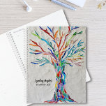 Tree Of Life Rainbow Colors Custom  Planer<br><div class="desc">This unique Planner is decorated with a brightly coloured Tree of Life on a pale gray background.
The original design was made in mosaic using tiny pieces of brightly colored glass.
Customize it with your name and year.
Original mosaic © Michele Davies.</div>