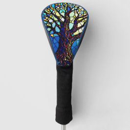 Tree of Life Shattered Glass Mosaic Golf Headcover