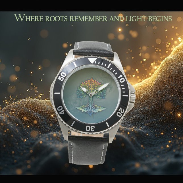 Tree of Life Shifting Dawn  Armbanduhr (Von Creator hochgeladen)