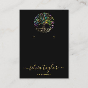 Tree of Life Spirituelle Tree Bio Visitenkarte