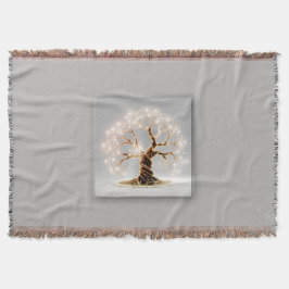 Tree of Life Throw Blanket – Soft Symbolic Comfort Decke