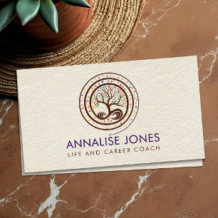 Tree of Life - Unendlichkeit Business Card Visitenkarte