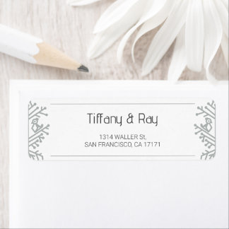 Tree of Life Wedding Return Address Label
