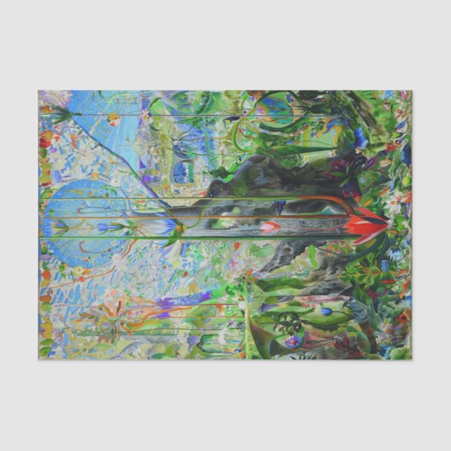 Tree of My Life von Joseph Stella Seidenpapier (Vorderseite)