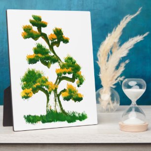 Tree Painting by Elephant Fotoplatte