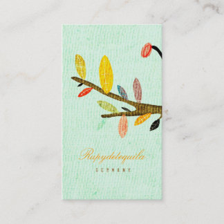 Tree Pistaschio Business Card Visitenkarte