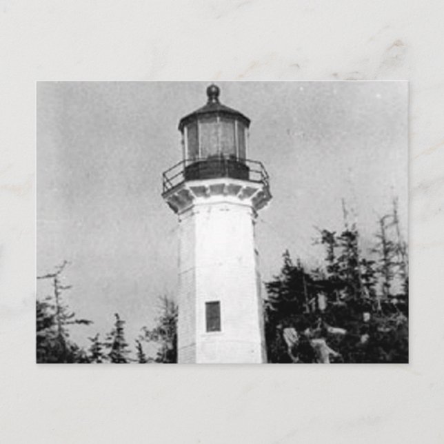 Tree Point Lighthouse Postkarte (Vorderseite)