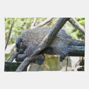 Tree Porcupine Handtuch