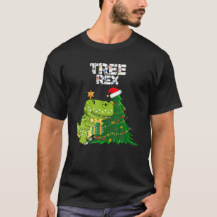 Tree Rex Dinosaur Weihnachtskostüm Tree Geschenk T-Shirt
