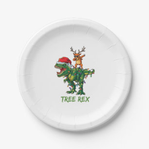 Tree Rex Dinosaur Weihnachtskostüm Xmas Tree Ligh Pappteller