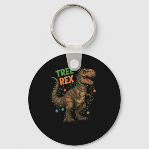 "tree Rex" Dinosaurier Holiday Spaß Weihnachts-T-S Schlüsselanhänger