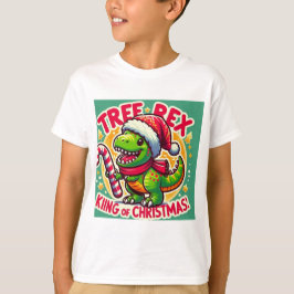 Tree Rex - Funny Christmas T-Rex T - Shirt