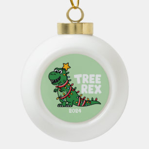 Tree Rex Keramik Kugel-Ornament