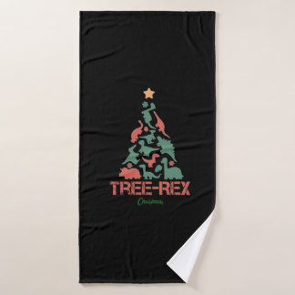 Tree-Rex-T - Shirt Der Kampf T - Shirt Funny Chr Badehandtuch