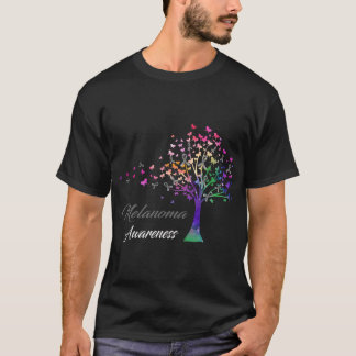 Tree Ribbon Melanoma Awareness T-Shirt