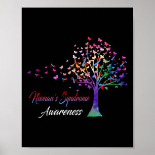 Tree Ribbon Noonans Syndrom Bewusstsein Poster