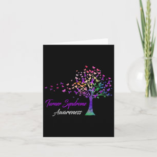 Tree Ribbon Turner Syndrome Awareness Karte