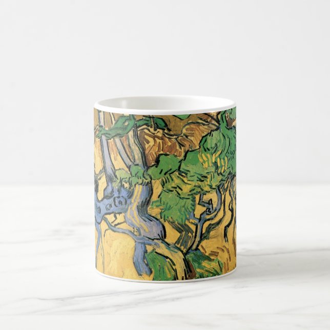Tree Roots and Trunks von Vincent van Gogh Kaffeetasse (Mittel)
