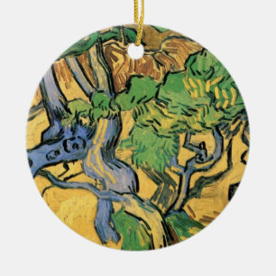 Tree Roots and Trunks von Vincent van Gogh Keramik Ornament