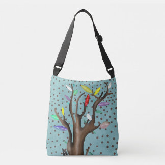 Tree Rupydetequila Art Crossbody Bag Tragetaschen Mit Langen Trägern