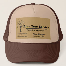 Tree Service Business Card Truckerkappe
