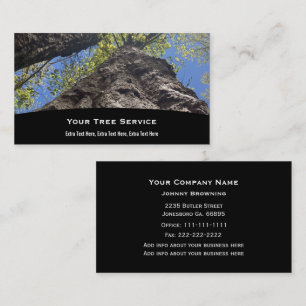 Tree Service Business Card Visitenkarte
