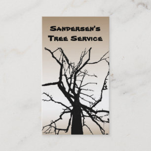 Tree Service Business Card Visitenkarte