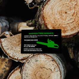 Tree Service Company Business Card Visitenkarte