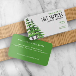 Tree Services Standard, 3,5" x 2,0" Visitenkarte