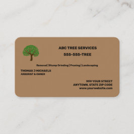 Tree-Services Visitenkarte