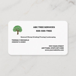 Tree-Services Visitenkarte