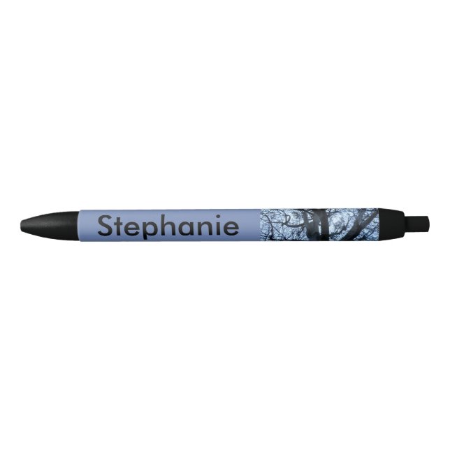 Tree Silhouette Foto Personalisiert Pen Kugelschreiber (Vorderseite)